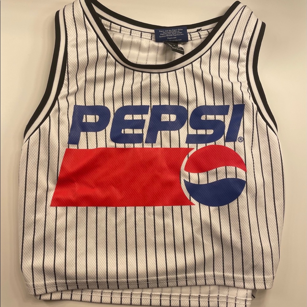 pepsi cropped jersey